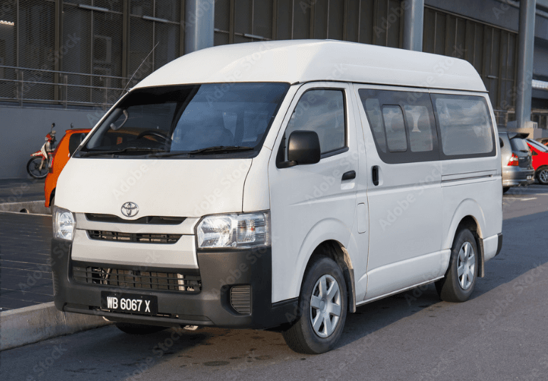 Representative image for Toyota Hiace Bus